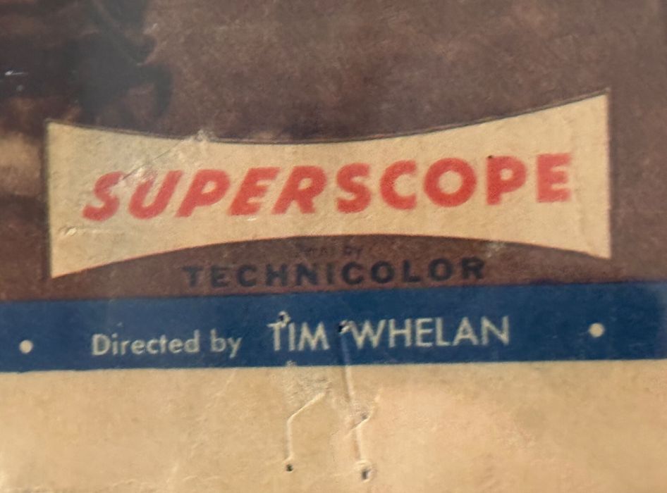 Kolekcjonerski plakat filmowy "Texas Lady" (1955)