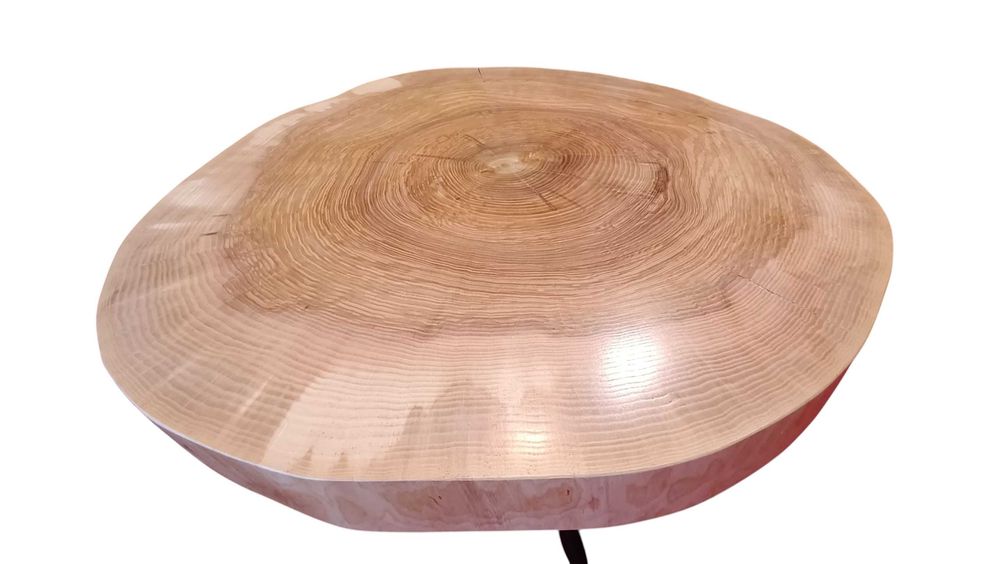 Zestaw  stolików kawowych z drewna Zegar z  30 cm GRATIS Dostawa