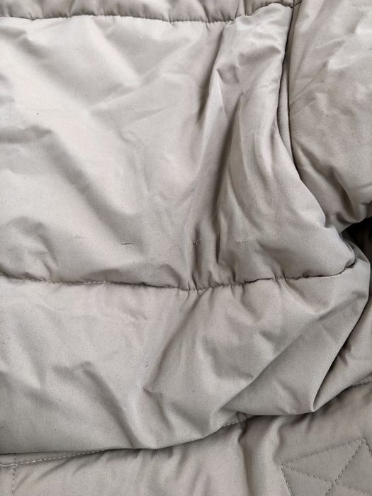 Beżowa kurtka puchowa z kapturem Asos Design 44 XXL