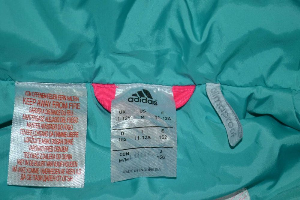 adidas 11-12 куртка флис спортивная мастерка детская оригинал
