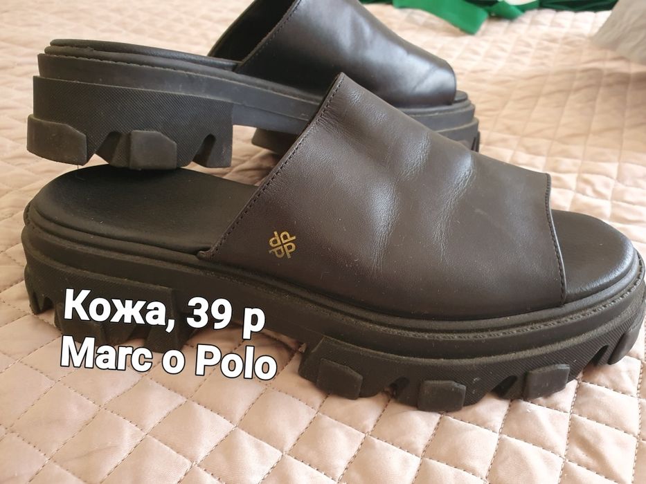 Кожаные шлепанцы Marc o Polo
