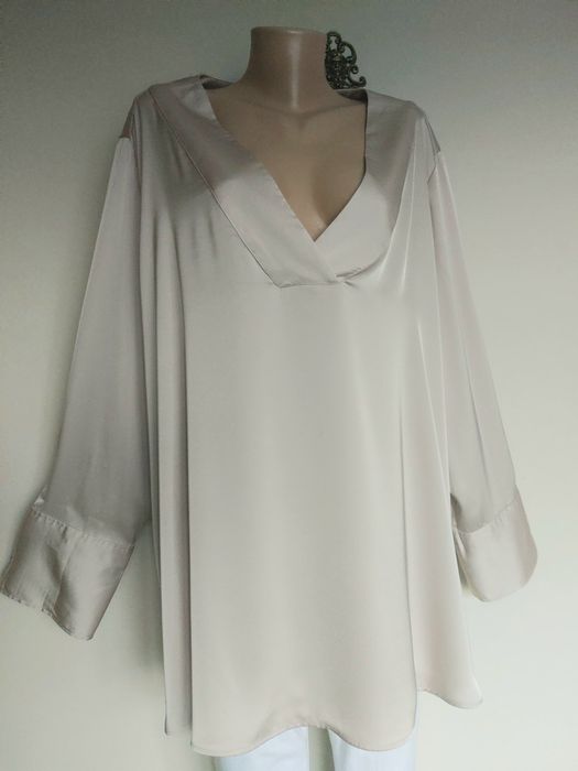 H&M- 60/62р гарна сатинова блуза,сорочка