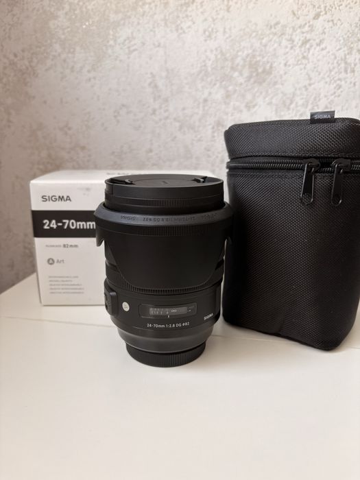 Обʼєктив Sigma 24-70mm f/2.8 DG OS HSM Art (для Canon)