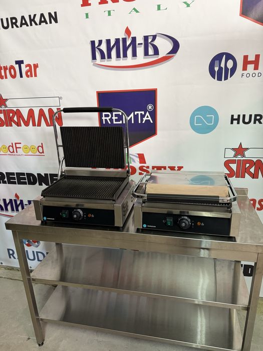 Гриль Hurakan Прижимний-Контактний Для Шаурми!