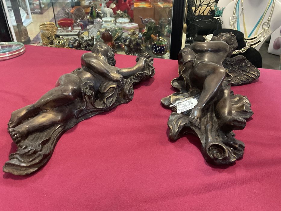 Par de French bronze cherubs 30 cm ,,mais anúncios abaixo