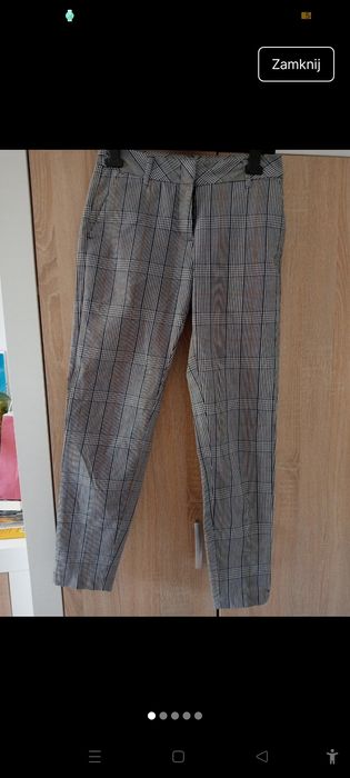 Spodnie damskie w kratkę Esmara Lidl 36 S