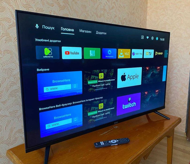 Продам 43" UHD Телевізор KIVI 43U730QB Smart TV Black 4K