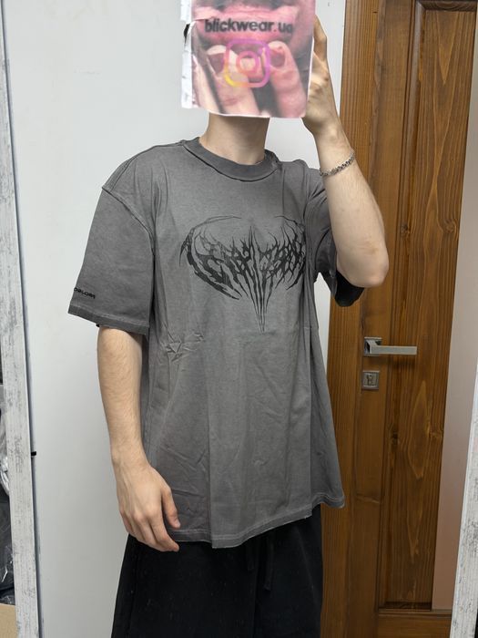 футболка Project gr Ghotic tee grey S M L vetements balenciaga protocol index