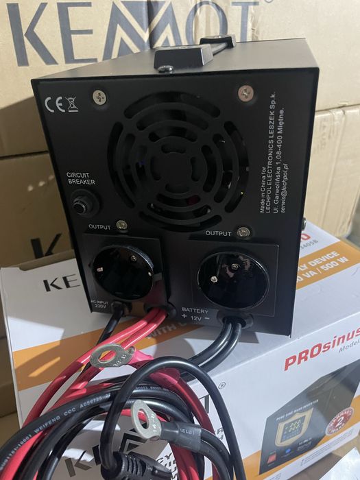 Джерело безперебійного живлення (ДБЖ) KEMOT PROsinus-800, 800VA/500W