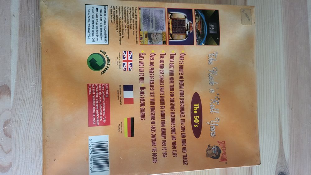 CD Multimédia Selado The 50's SUPERVISION The Rock'n Koll Years