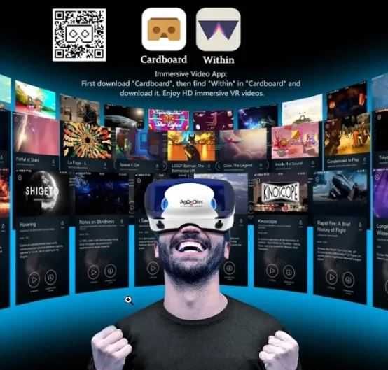 Okularz VR Gogle 3D 360 Do Telefonu Gier Z Bluetooth + Kontroler