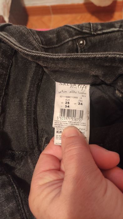 Calças de ganga salsa