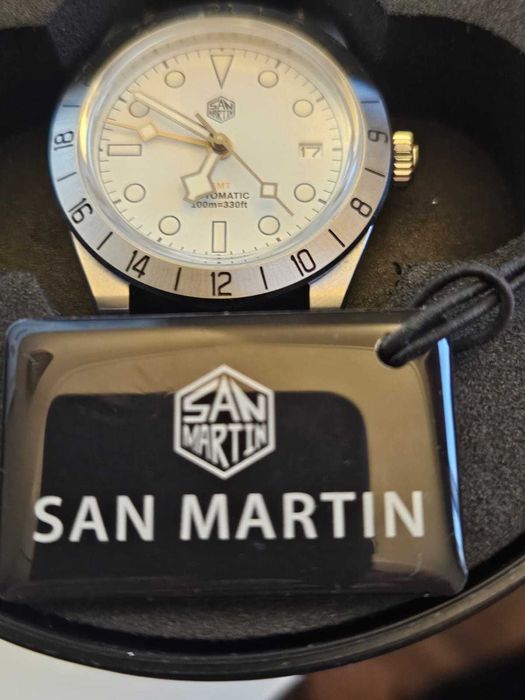 Relógio San Martin automático GMT