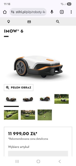 NOWY Robot koszący STIHL iMOW 6  domek gratis okazja