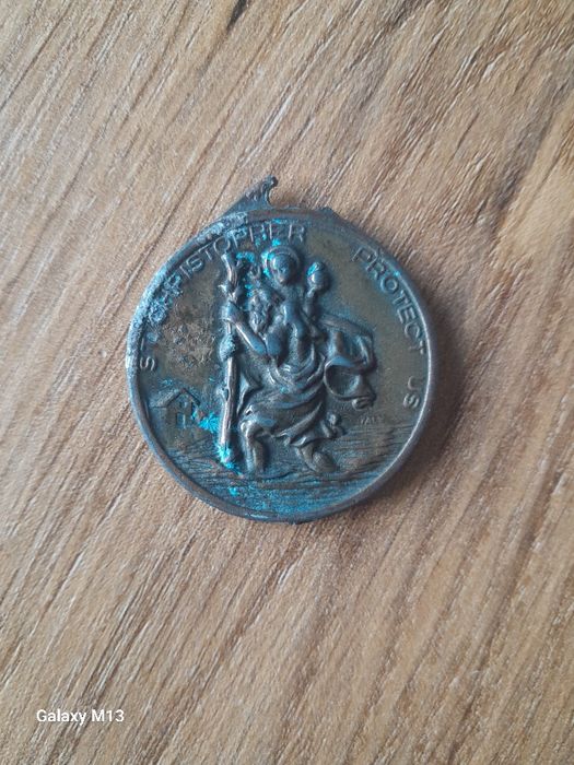 Medal Joannes Paulus 2. St.Christopher Protect Us