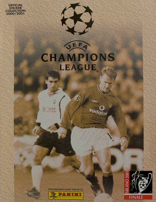 Panini Champions League 2000-2001. Finale самая редкая коллекция