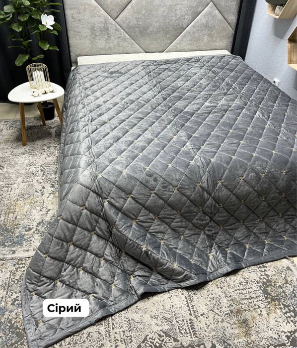 Суперціна! Велюрове покривало на ліжко велюровое покрывало