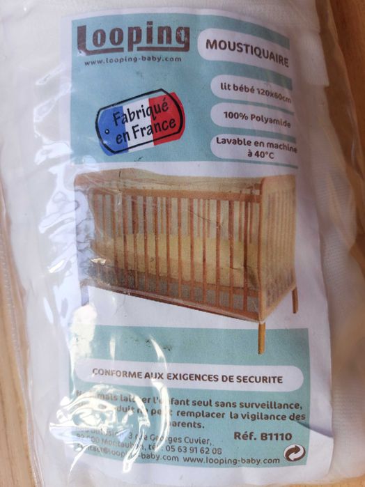 Rede  Mosquiteira - Berço Bebé. NOVO