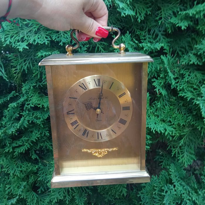 Часы винтажные из латуни Германия