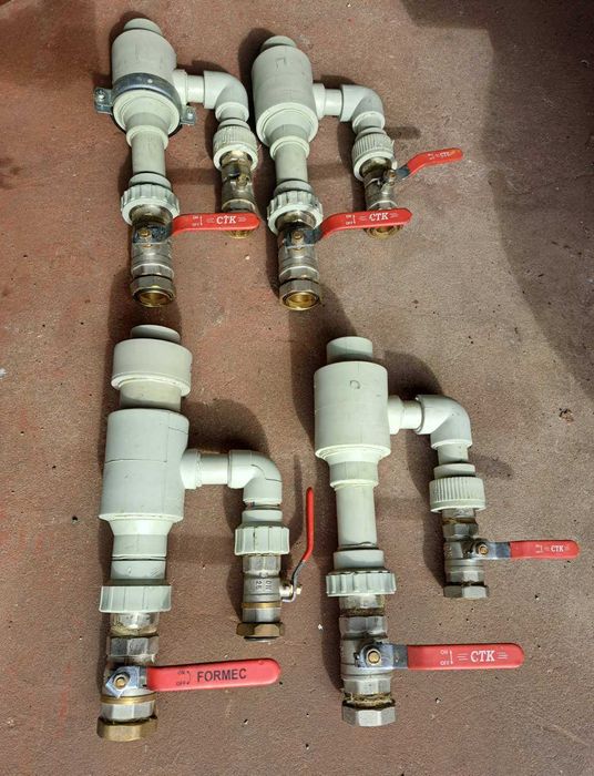 Кран, трубы, краны шаровые водопроводные Д32мм и Д25 мм