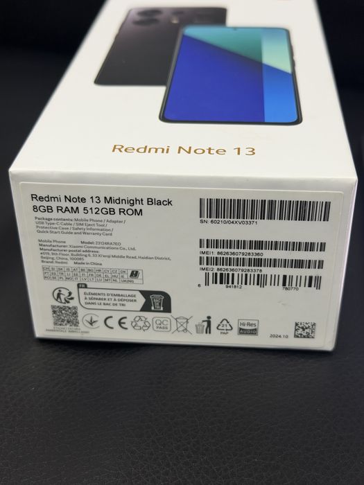 Redmi note 13 8/512GB