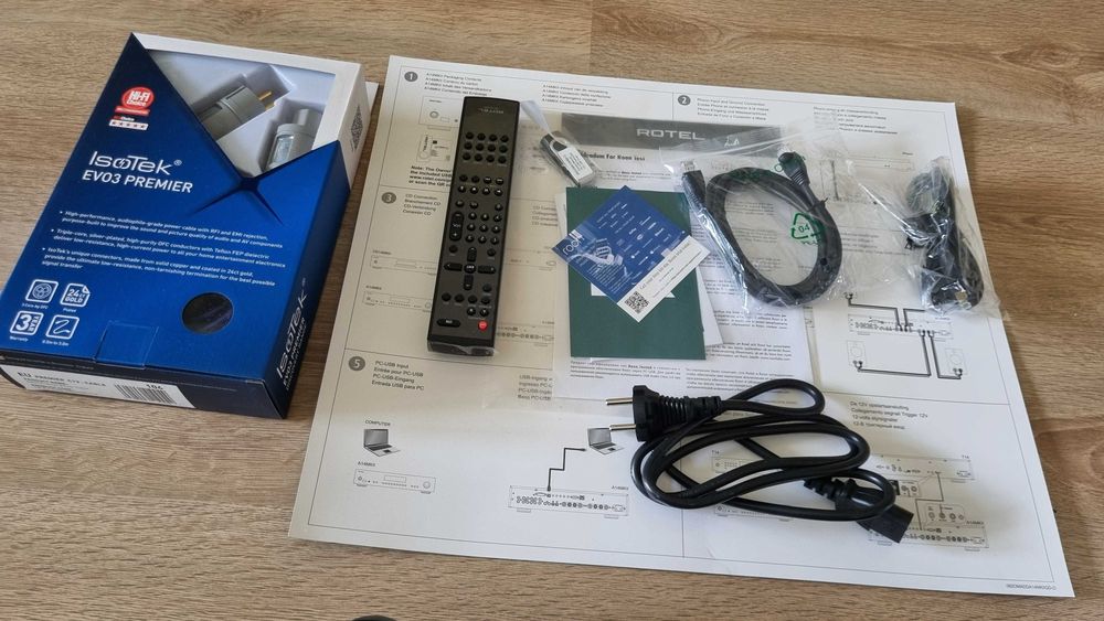 Rotel A14 MkII +  Isotec EVO3 Premier 1,5m