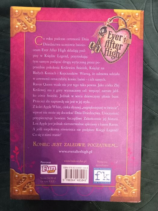 Ever After High Księga Legend