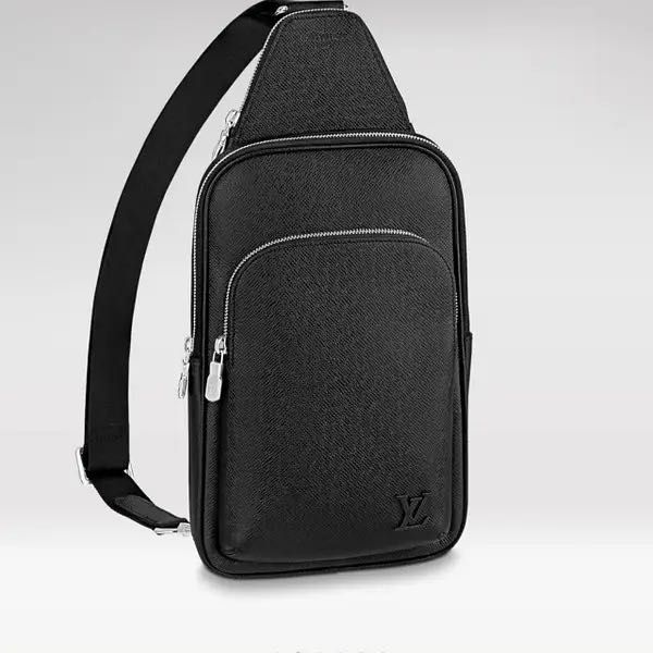 Сумка Слінг Sling Louis Vuitton Люкс версія шкіряна в наявності