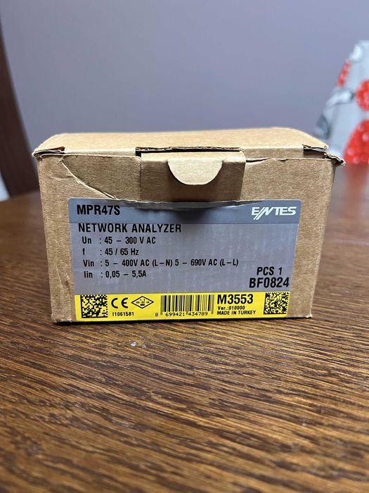 Analizator parametrów sieci MPR-47S Modbus RTU + ENTES EMG-12 Gateway