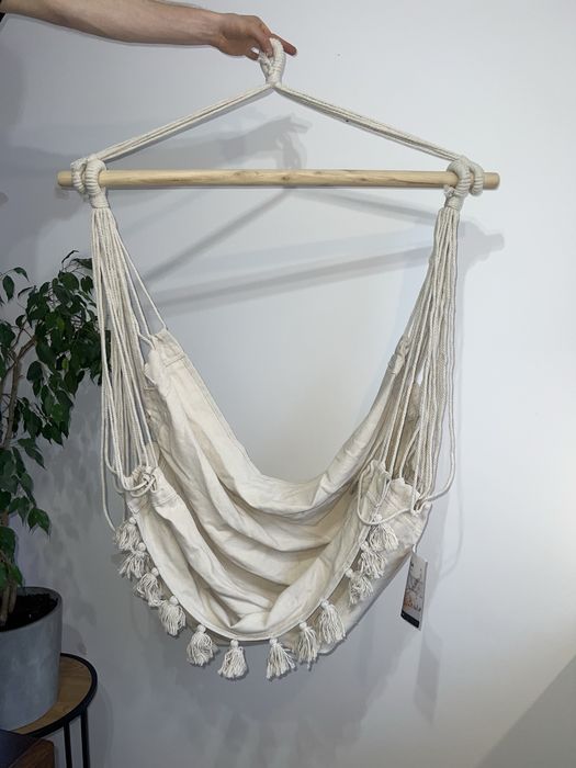 Huśtawka materialowa boho, wiszące siedzisko DUKA