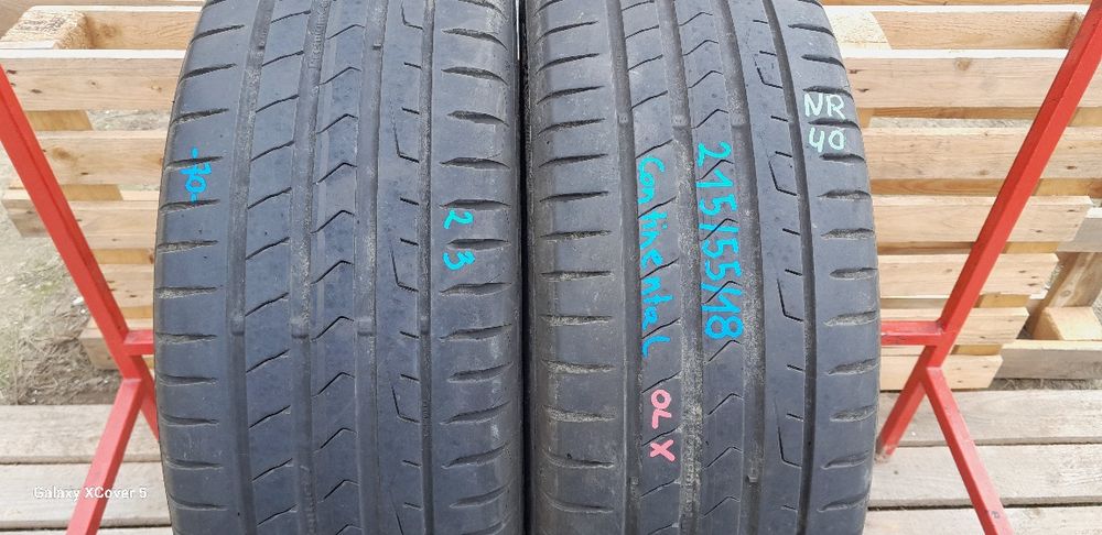 Opony Letnie 215/55/18.CONTINENTAL.Rok 2023.Adres-ZALESIANY 33 A