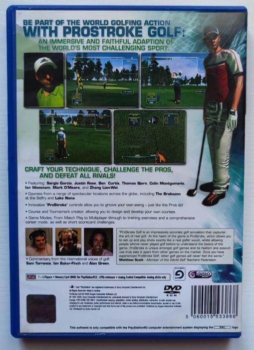 Gra ProStroke Golf: World Tour 2007 PlayStation 2 (PS2)