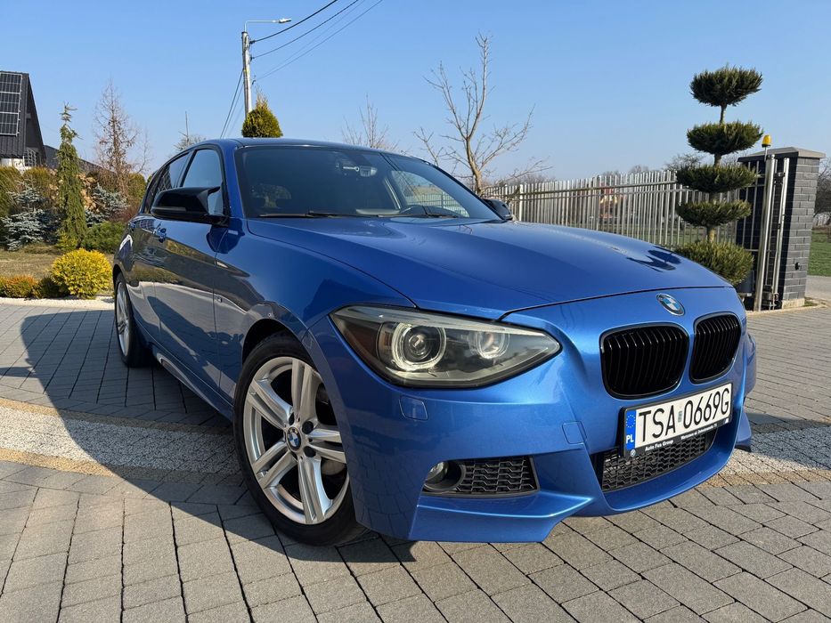 BMW Seria 1 M-Pakiet Automat Estoril Blue Navi Pro Xenon 18"