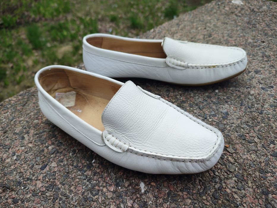 Кожаные мокасины р.39