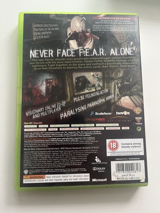 Fear 3 Xbox 36064751805548290122