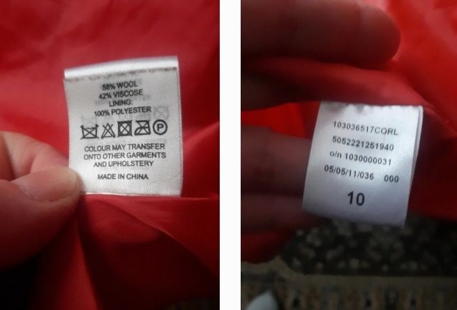 Piękny płaszcz jesień- zima