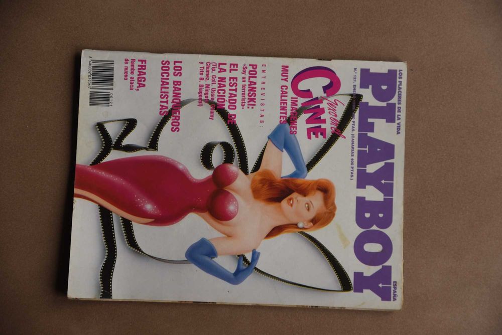 Playboy espanhola vintage Janeiro 1989