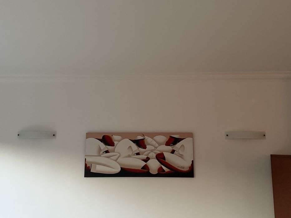 Candeeiro teto e apliques a condizer