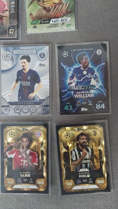 Karty specjalne topps match attax