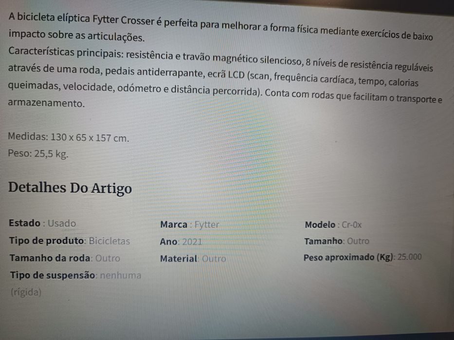 Bicicleta elíptica
