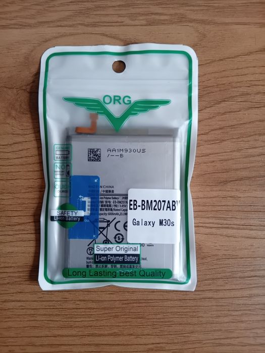 Нова батарея Samsung M30s 6000mAh.