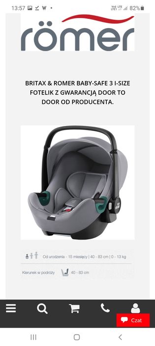 Britax baby safe 3 isize