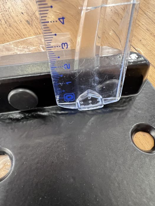 Batente chão lacado preto - NOVO