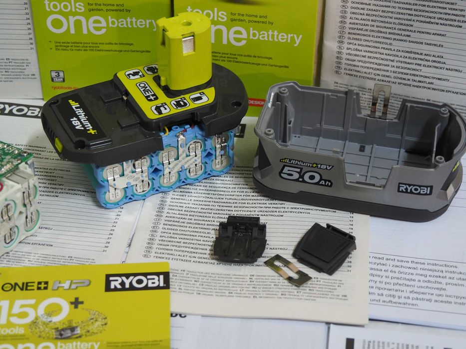 Bateria Bez obudowy RYOBI 18v 6Ah pasuje do 4ah, 5Ah akumulator