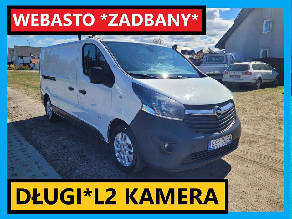 Opel Vivaro Długi L2 Webasto  Nawigacja 3-osbowy Kamera