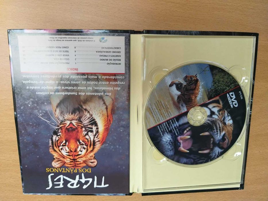 Dvd tigres dos pântanos + brochura