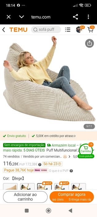 Almofada conversível