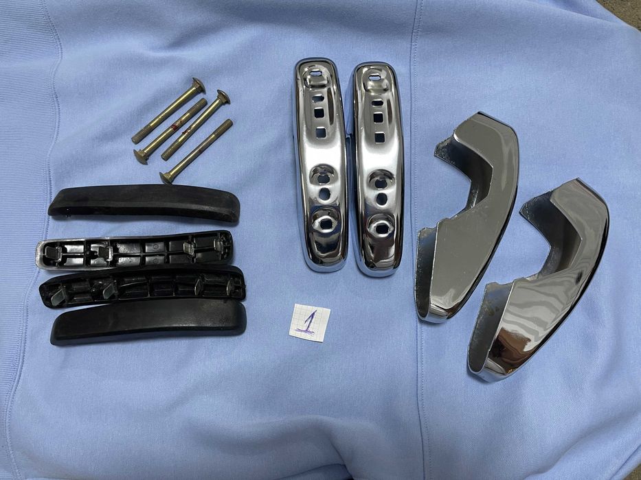 ваз клыки бампера 2103 поздние хром комплект