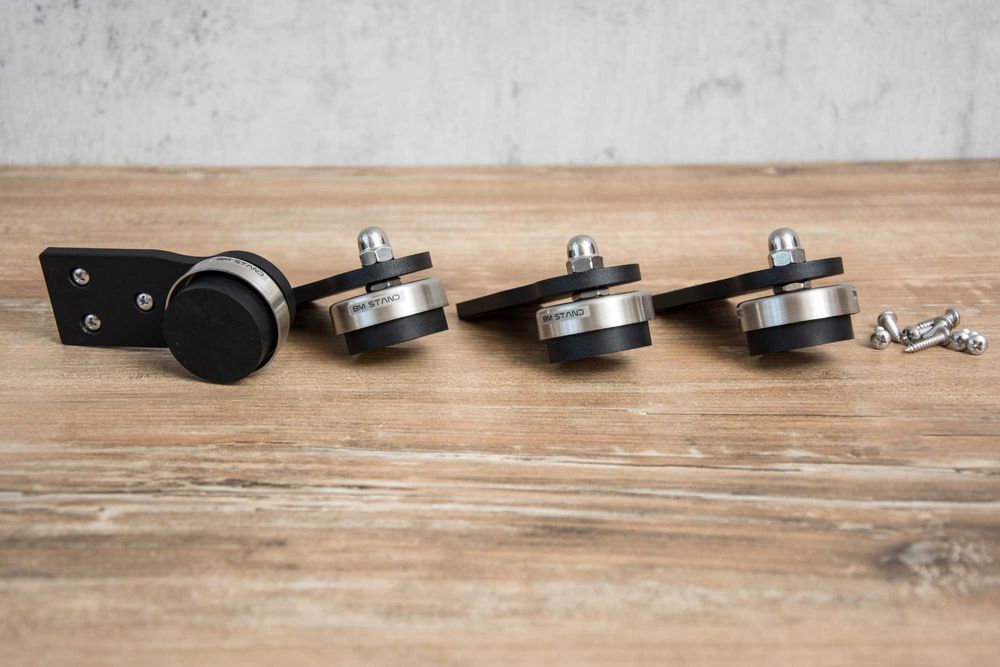 Nóżki do kolumn, zestaw nóżek, podkładka, kolce ( N03 )