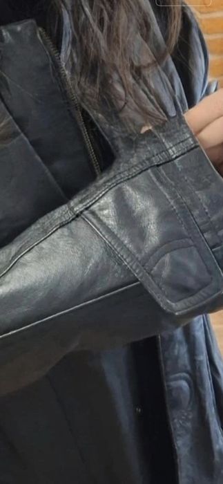 Czarna kurtka skóra unisex